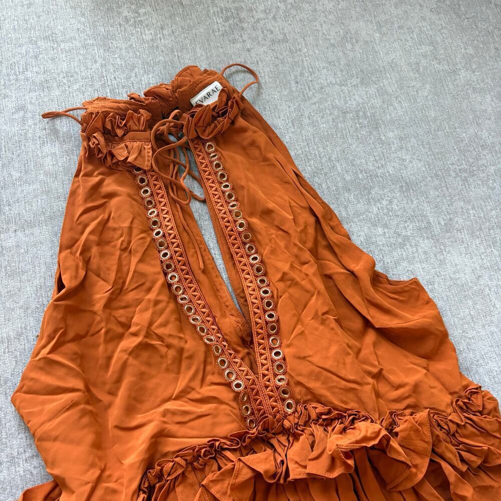 Evarae Orange Mini Dress - Picture 2 of 5